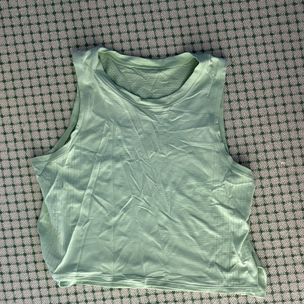 Lululemon Mint Green Sleeveless Women's Tank Top